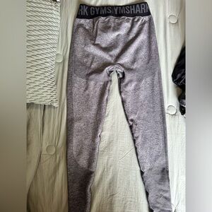 Grey Gym Shark Legging Size Medium